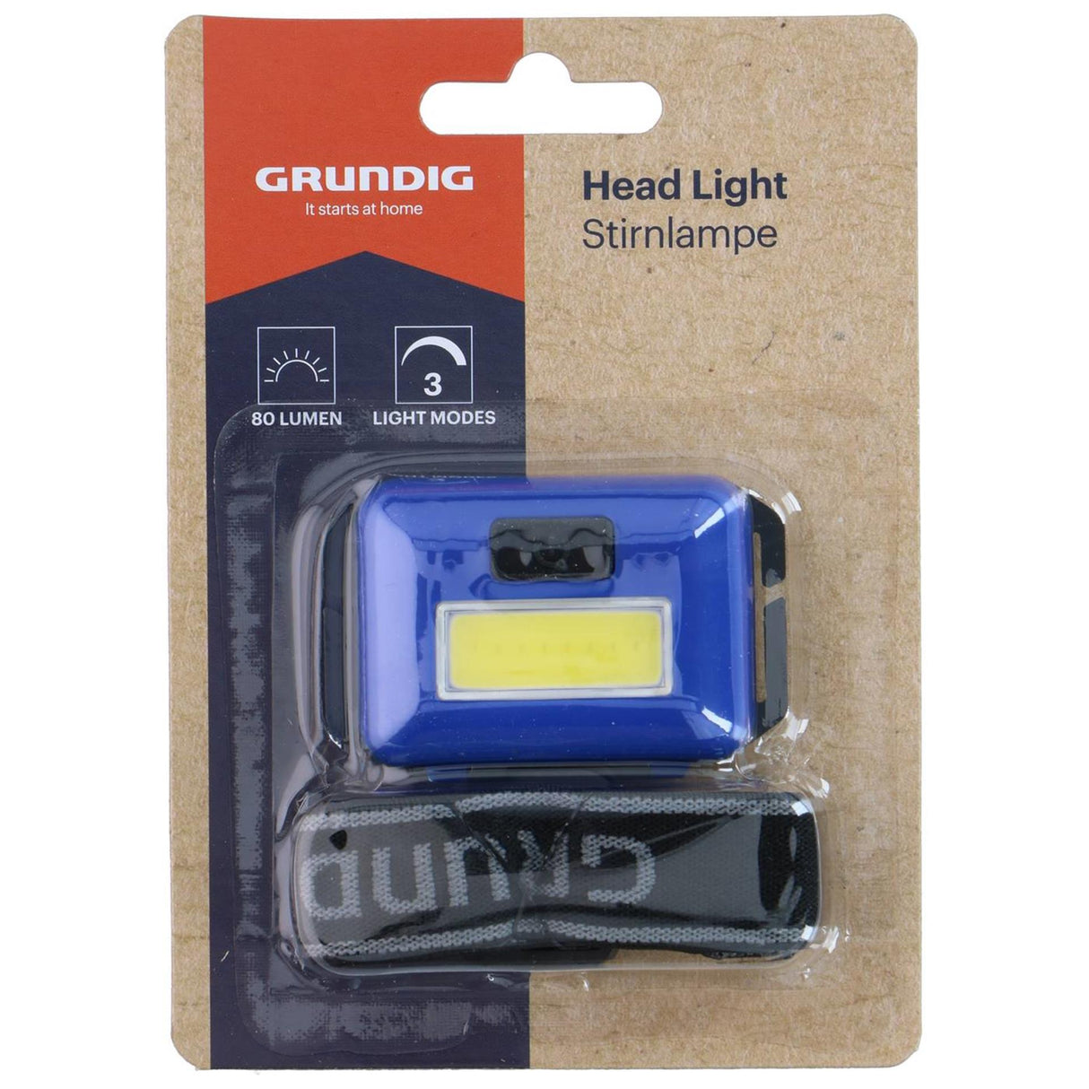 Grundig headband with light