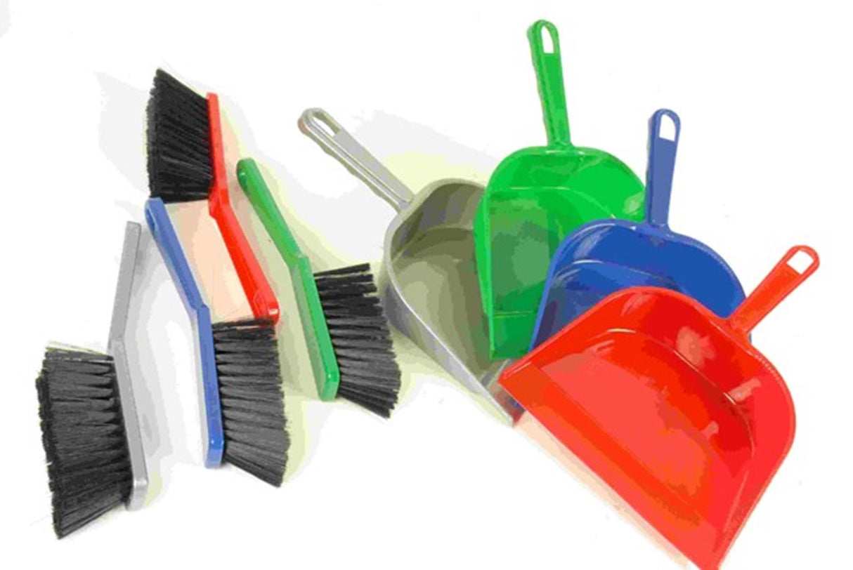 Lifetime clean stoffer en blik kunststof