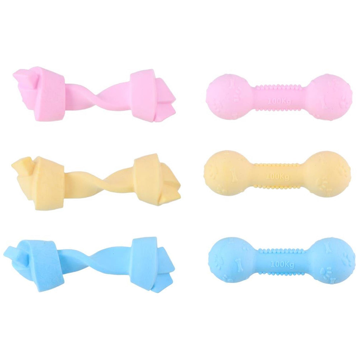 Pet dog toy bone dumbbell 14x4.5cm