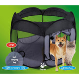 Pet animal crate foldable ø100x75cm