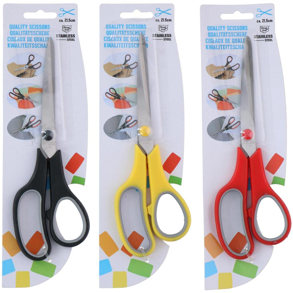 Various scissors 21.5cm different versions