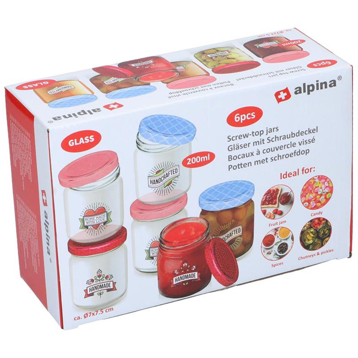 Alpina voorraadpotset 6-delig 200ml