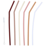 Alpina drinkrietjesset silicone 7-delig