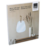 Articasa wall mirror with rope 30x25cm