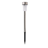 Torce da giardino GRUNDIG 10 pezzi oltre il punto su energia solare Luce bianca IP44 Batteria resistente all'acqua 6-8 ore 4.8x36,5 cm in acciaio inossidabile