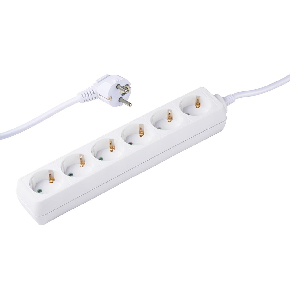 Grundig stekkerdoos wit 6-voudig 1,5m