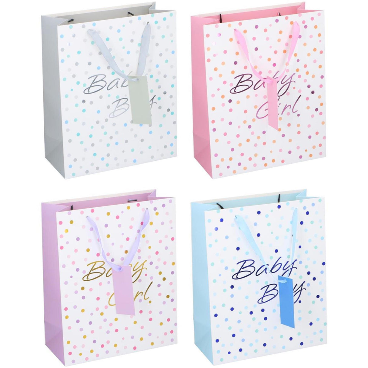 Geschenktas baby 32x26x12cm