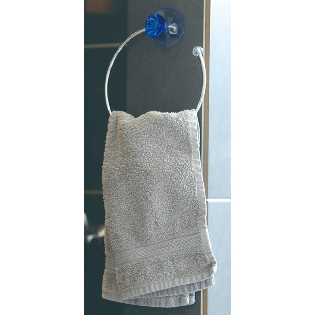 Podstawowy uchwyt na ręczniki z ssącą kubek 15,8x4 cm asorti