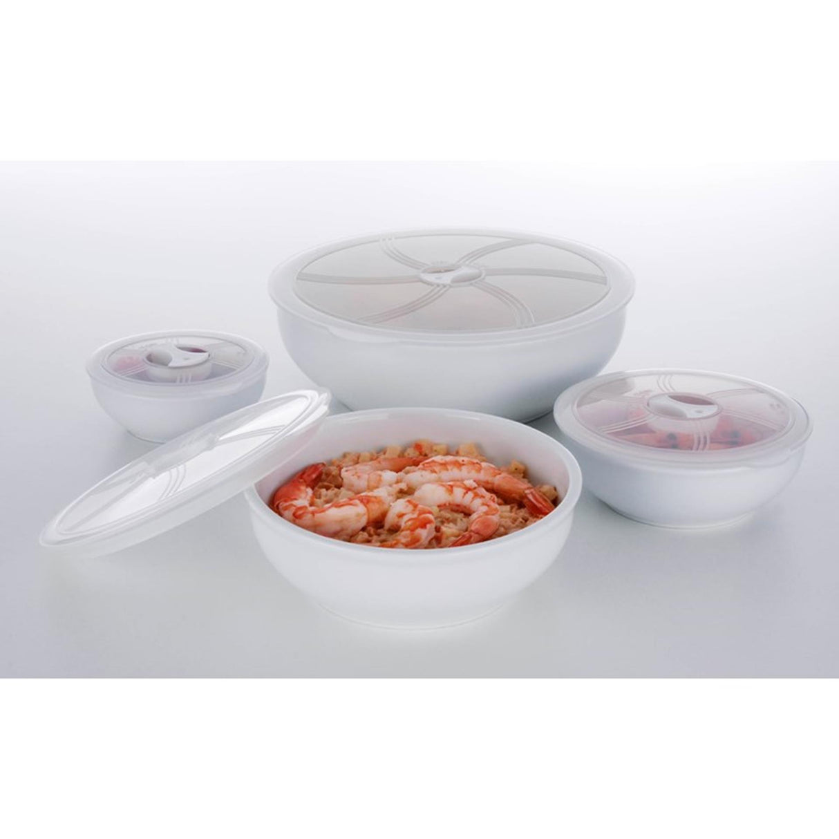 Lifetime cooking vershoudschalenset met deksel 4 delig