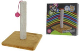 Maxxpro Pet Toys scratching with ball wood 30 x 35 cm
