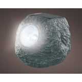 Kaemingk solcellelampe steingrå polyresin