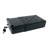 CarPoint Autocluis 22.5x16x7,5 cm en acier noir