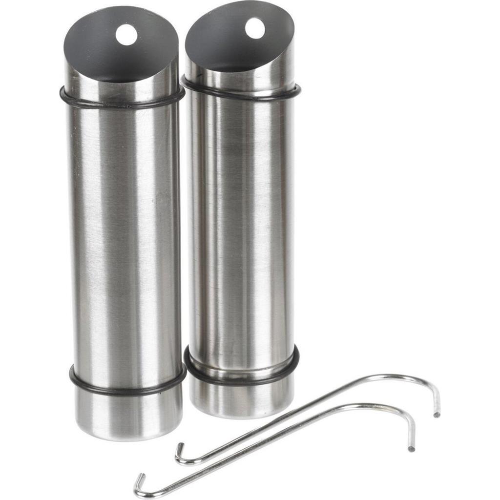 Excellent houseware water evaporator stainless steel set of 2 pcs. 20x5cm