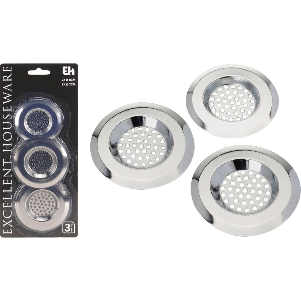 Excellent houseware sink strainer 3 pieces