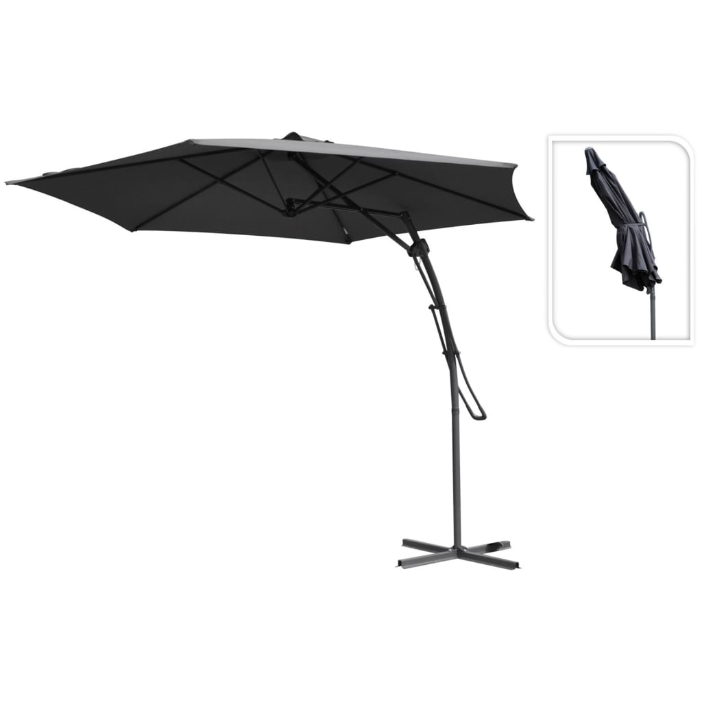 Progarden Progarden flytende parasol 300 cm mørk grå