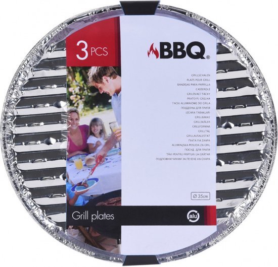 BBQ grilovací gril stupnice kolem 35 cm 3 kusy