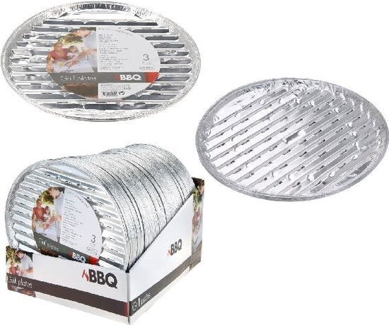 BBQ grilovací gril stupnice kolem 35 cm 3 kusy