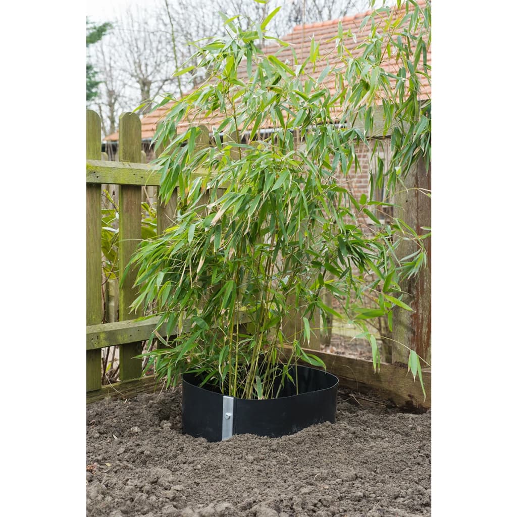 Natur gulerodbegrænser 0,7 x 5 m HDPE sort