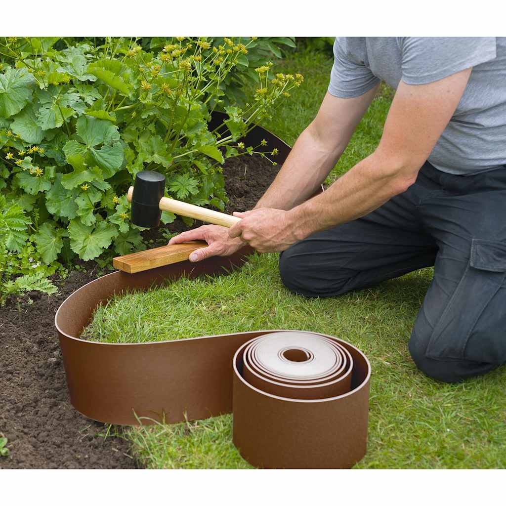 D'Natur Grenz Rand 0,15x10 M Terracotta faarweg