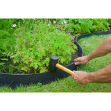 Natur grænse Rand tekstureret 0,12x24 m 5 mm sort