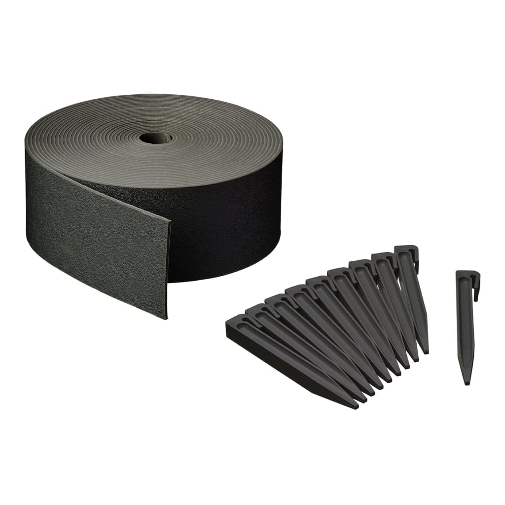 Nature Border Rand Set h7,5 cm x 10 m con penna nera
