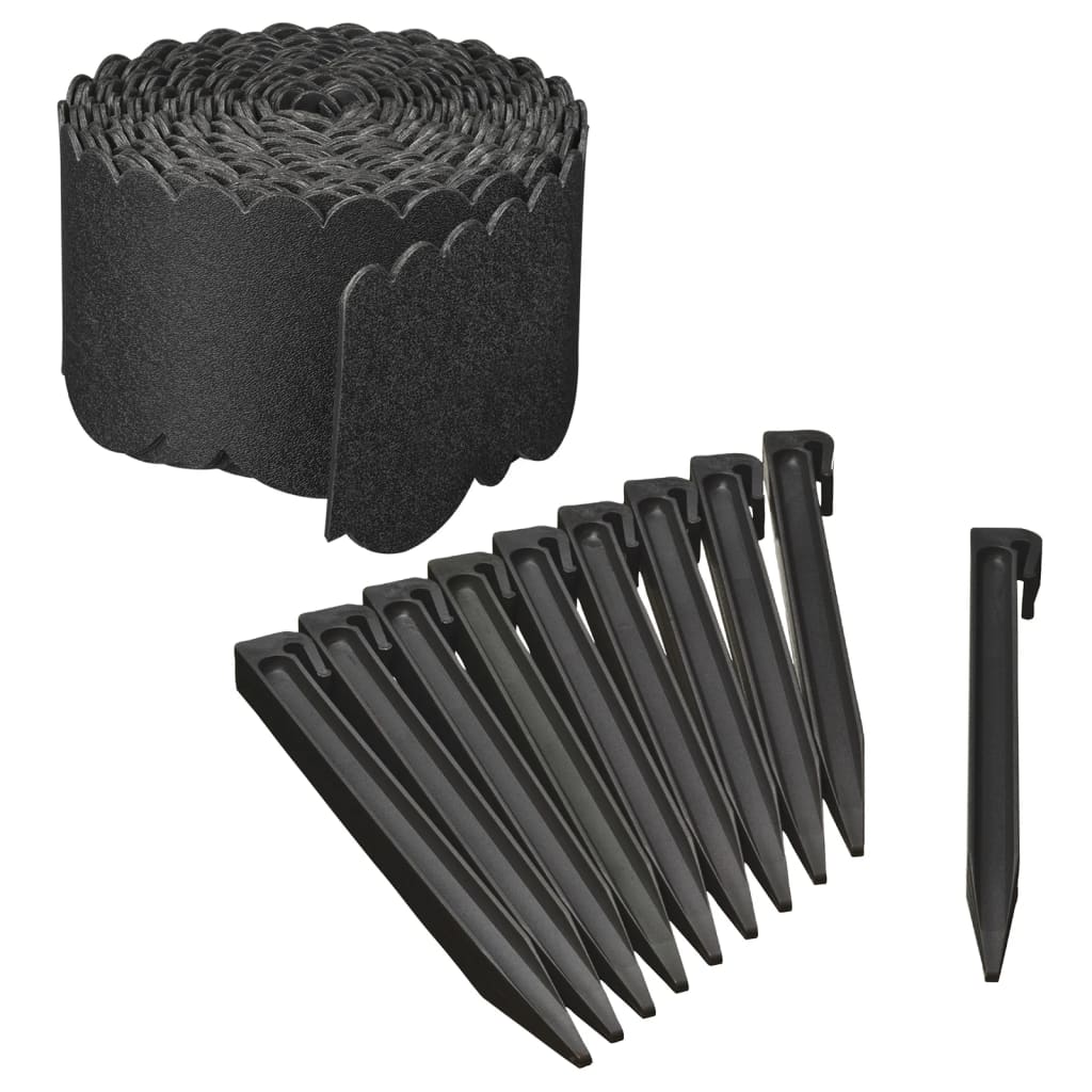 Nature Border Border Set Decorative 13 cm x 12 m With Pen Black