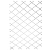 Nature Garden slat work 100x200 cm PVC White 6040703