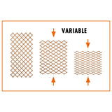 Nature Latwerk za vrt 100x200 cm Naravni les 6041703