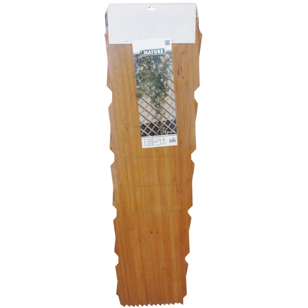 Nature Garden Slat Work 100x300 cm dřevěné hnědé