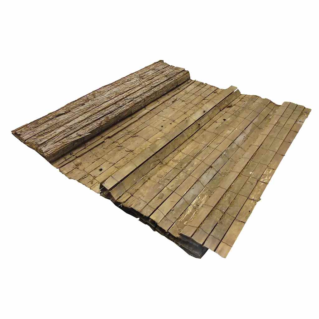 Nature garden screen 1x3 m 5 cm thick natural pine bark