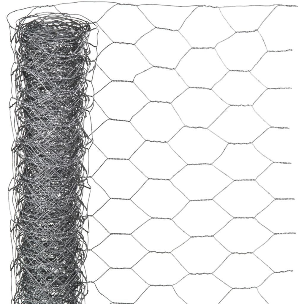 D'Natur Mesh Hexagonal 0,5x2.5 m 25 mm galvaniséiert Stol