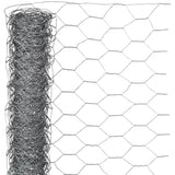 Natur Mesh Hexagonal 1x10 m 40 mm galvaniséiert Stol