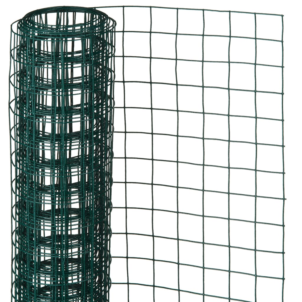 Nature Mesh Square 1x5 m 25 mm plastová potažená ocelová zelená