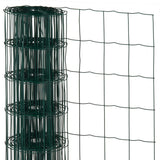 Nature mesh rectangular 0.6x10 m plastic coated steel green
