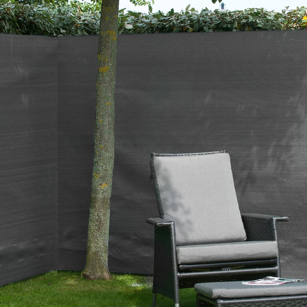 Écran de jardin de la nature 1x3 m anthracite