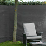 Écran de jardin de la nature 1x3 m anthracite
