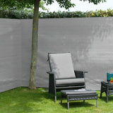 Nature garden screen 1x3 m PE Gray