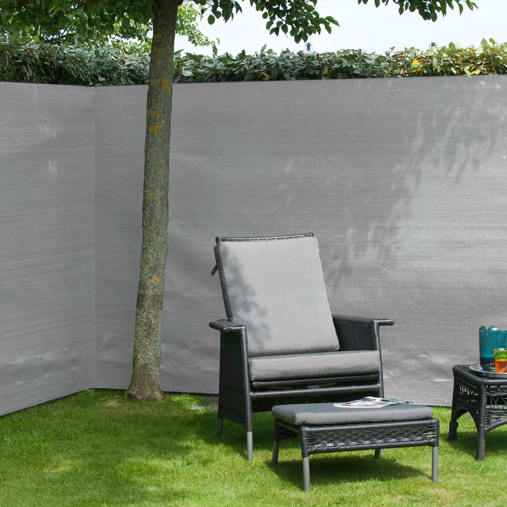 Nature Garden Screen 1,5x5 M PE Grey