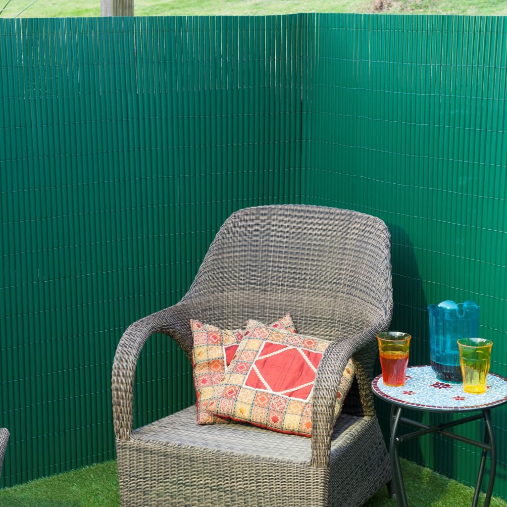Nature Garden screen double -sided 1x3 m PVC Green