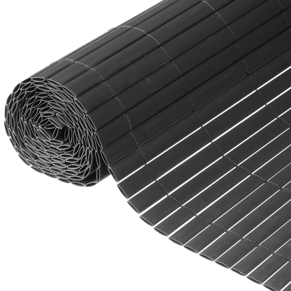 Nature Garden screen double -sided 1.5x3 m PVC Anthracite