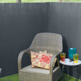 Nature Garden screen double -sided 1.5x3 m PVC Anthracite