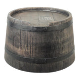Naturstandard for regn tønde med træ-look 45x28,5 cm brun