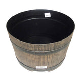 Naturstandard for regn tønde med træ-look 45x28,5 cm brun