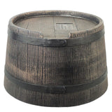 Nature Rain Barrel Stand avec look en bois 30,5x58 cm brun