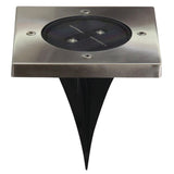 Smartwares ground spot Torino LED 12 x 13.2 cm stainless steel IP44 silver