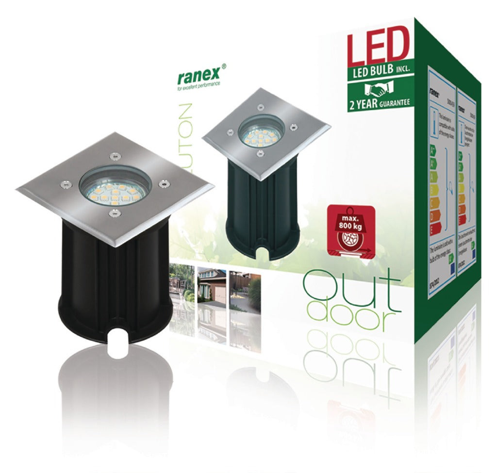 Ranex ra-0158620 led ground spot 3 w 230 lm 3000 k