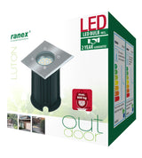 Ranex ra-0158620 led ground spot 3 w 230 lm 3000 k