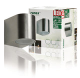 Lâmpada de parede SmartWares LED 6,8 x 9,2 cm de prata de alumínio