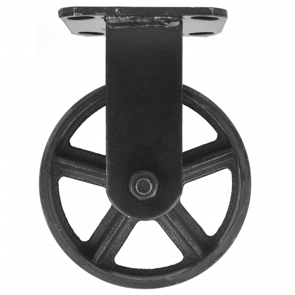 Mac Lean Mac Lean 2 St Wheel fisso 150 mm nero