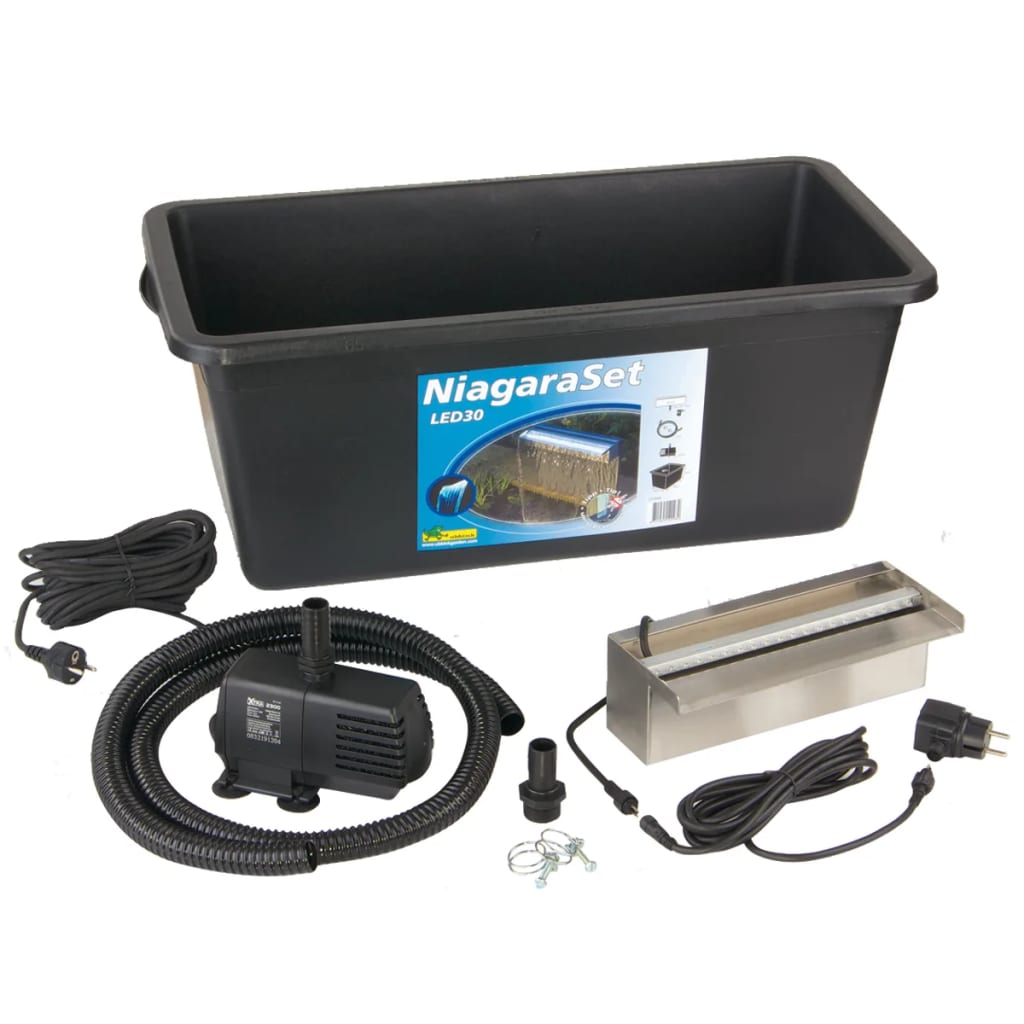 Ubbink Ubbink Watervalset Niagara s čerpadlem LED 30 cm